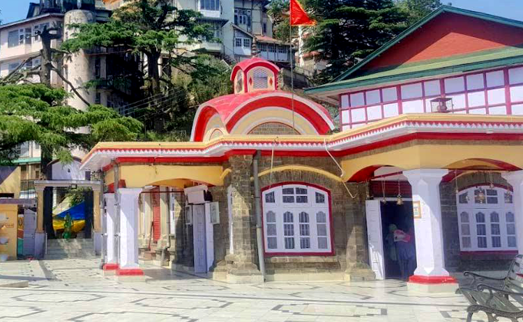 Kali Bari Temple, a historic landmark in Shimla, known for its spiritual significance.