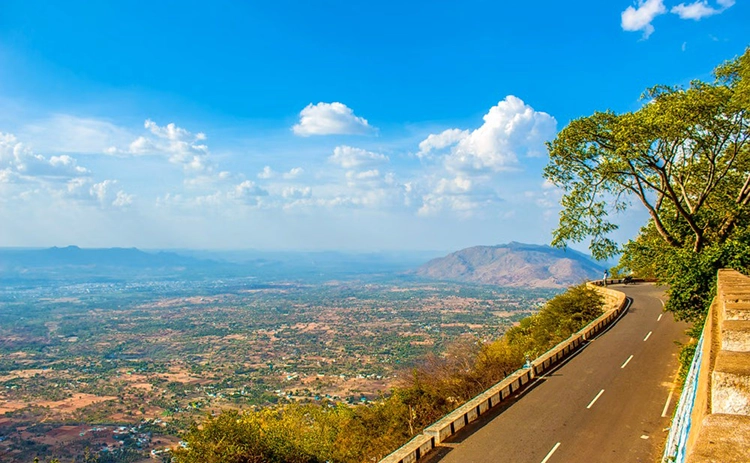 Yelagiri hill station's lush green landscapes, a nature getaway near Chennai with scenic views