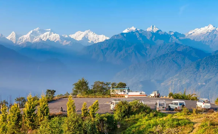 Explore Pelling in Sikkim, known for its magnificent mountain views and serene surroundings.