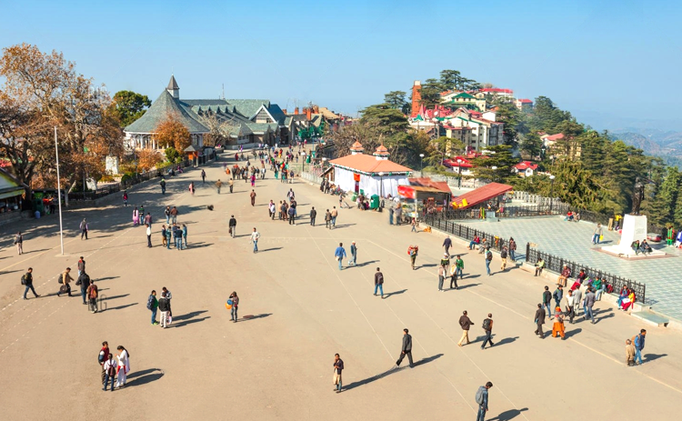 Best Summer Hill calm hilltop view in Shimla offering peaceful and scenic surroundings.