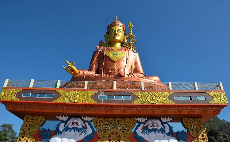 Visit Namchi, a peaceful hill town in Sikkim, known for its scenic beauty and calm atmosphere.