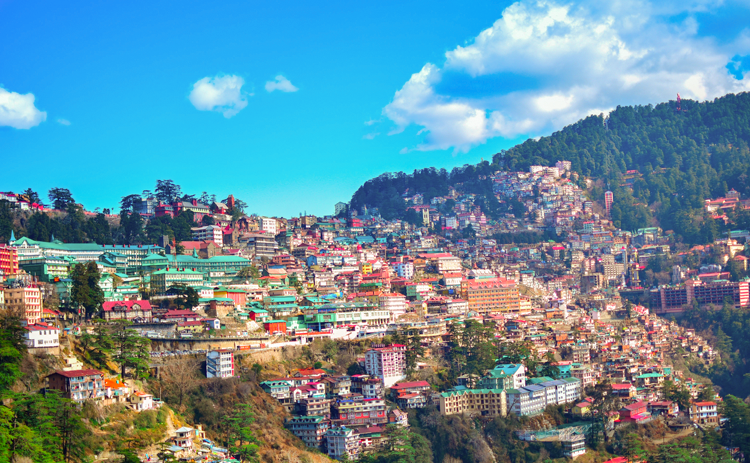 Summer Hill calm hilltop view in Shimla offering a peaceful retreat and scenic beauty