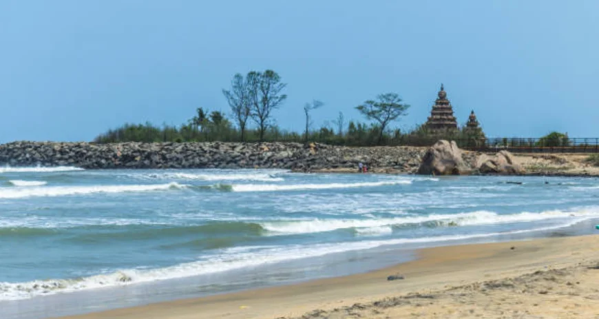 Beach at Mahabalipuram