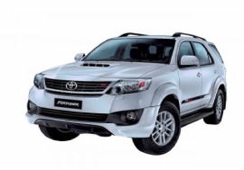 fortuner car rental